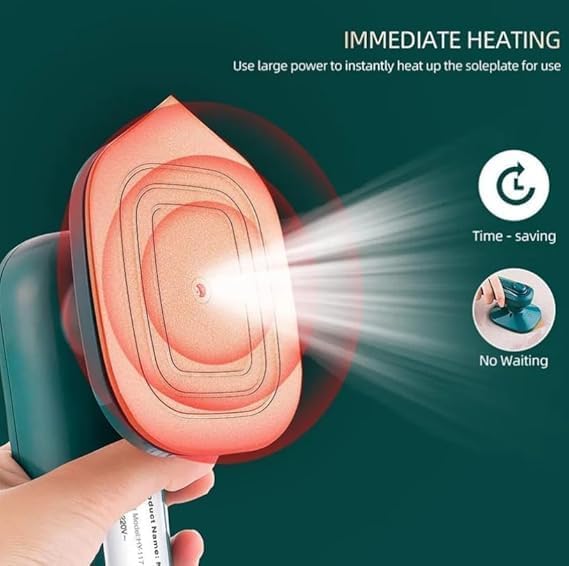 Mini Steam Iron for Clothes | Portable Handheld Travel Iron